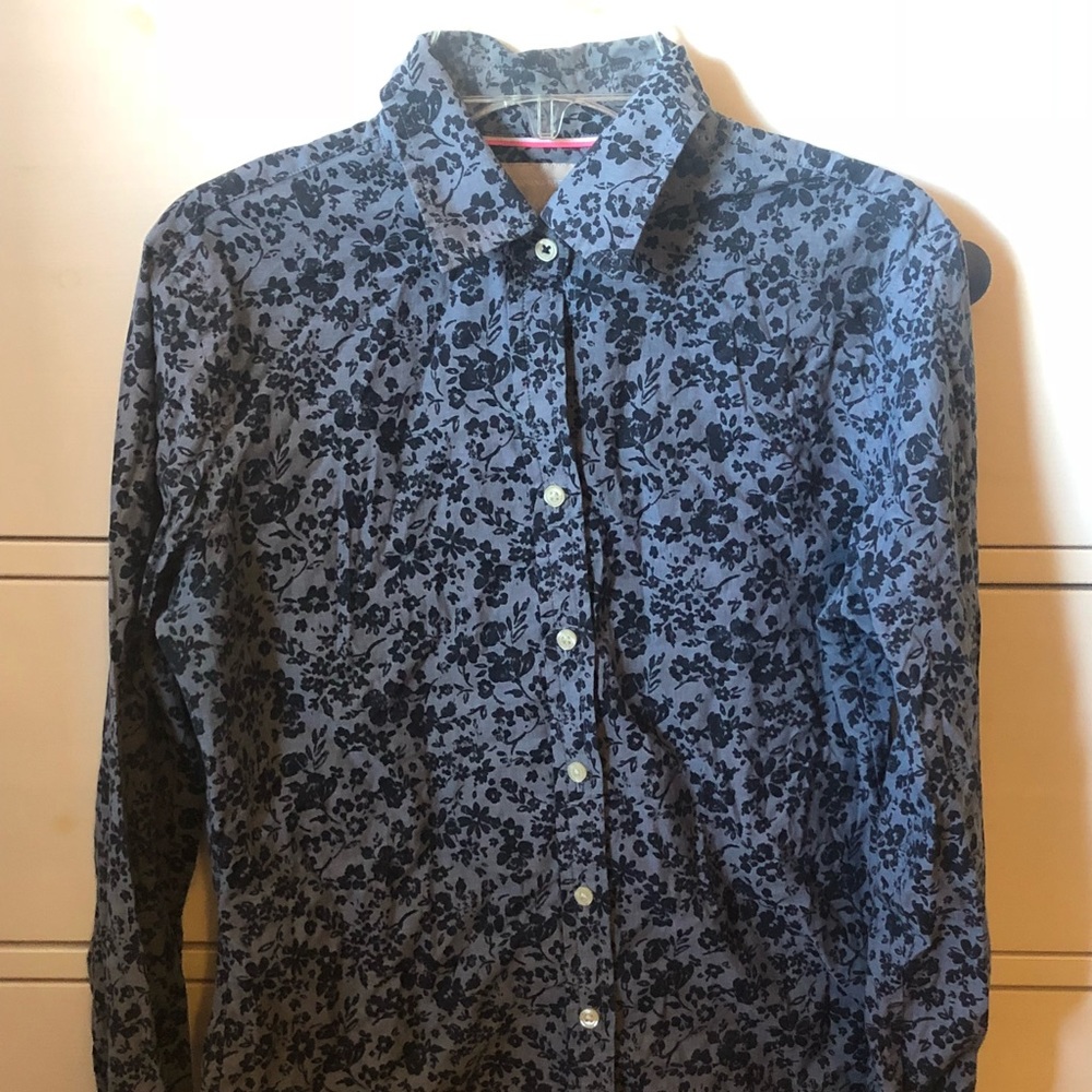 Banana Republic floral button down